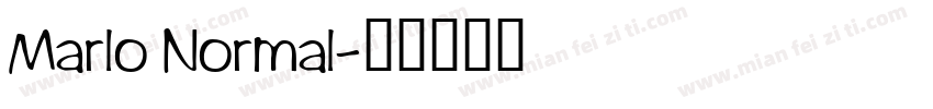 Marlo Normal字体转换